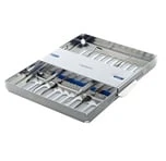 P+ Push Bar Instrumenten Tray - 10 instrumenten WIT /per tray