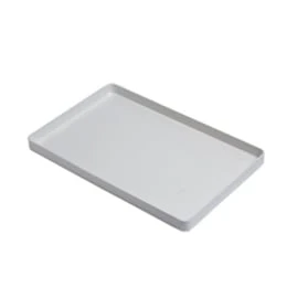 P+ Plastic Tray zonder Instrumentenvork Wit /st